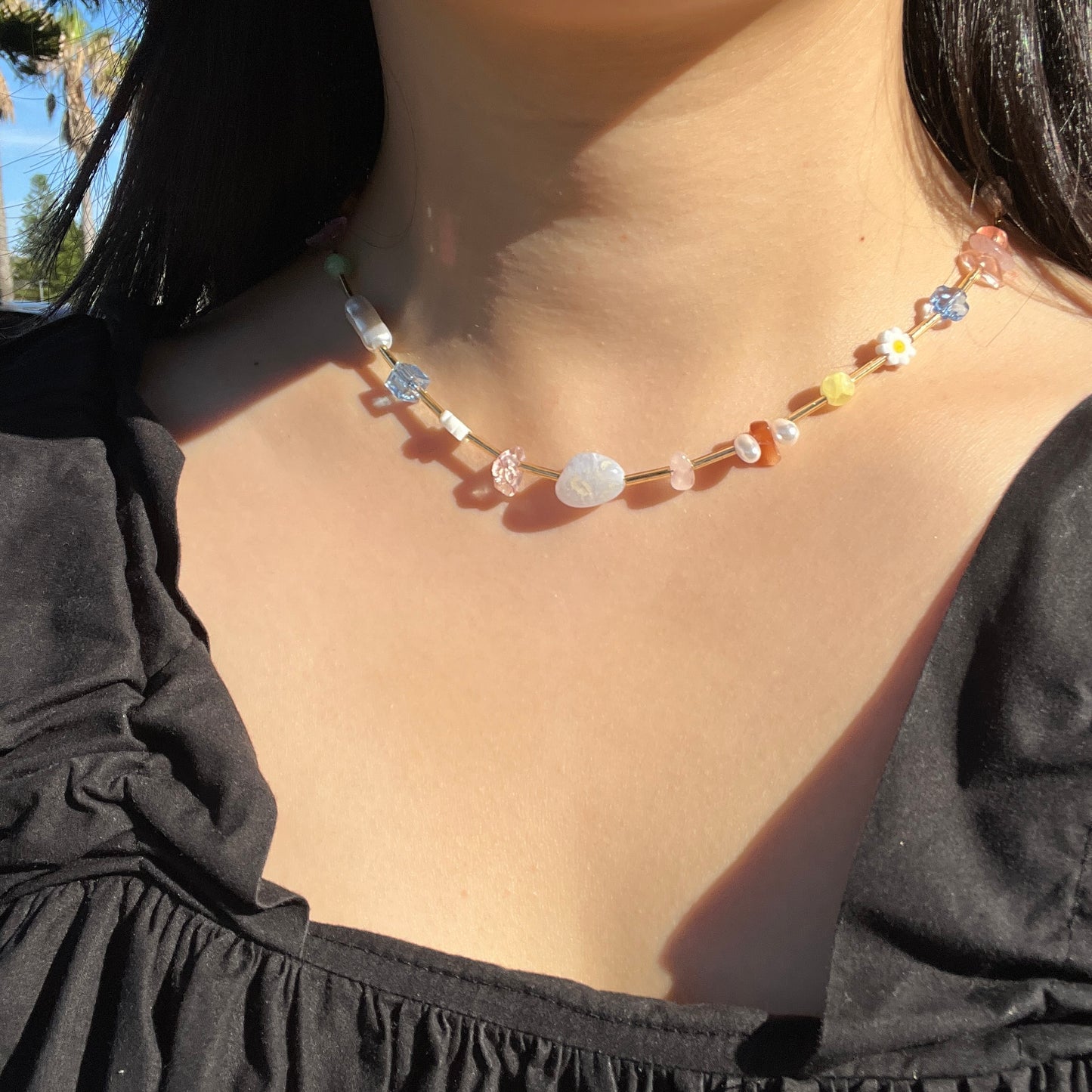 [Handmade] Stone Bridge Necklace