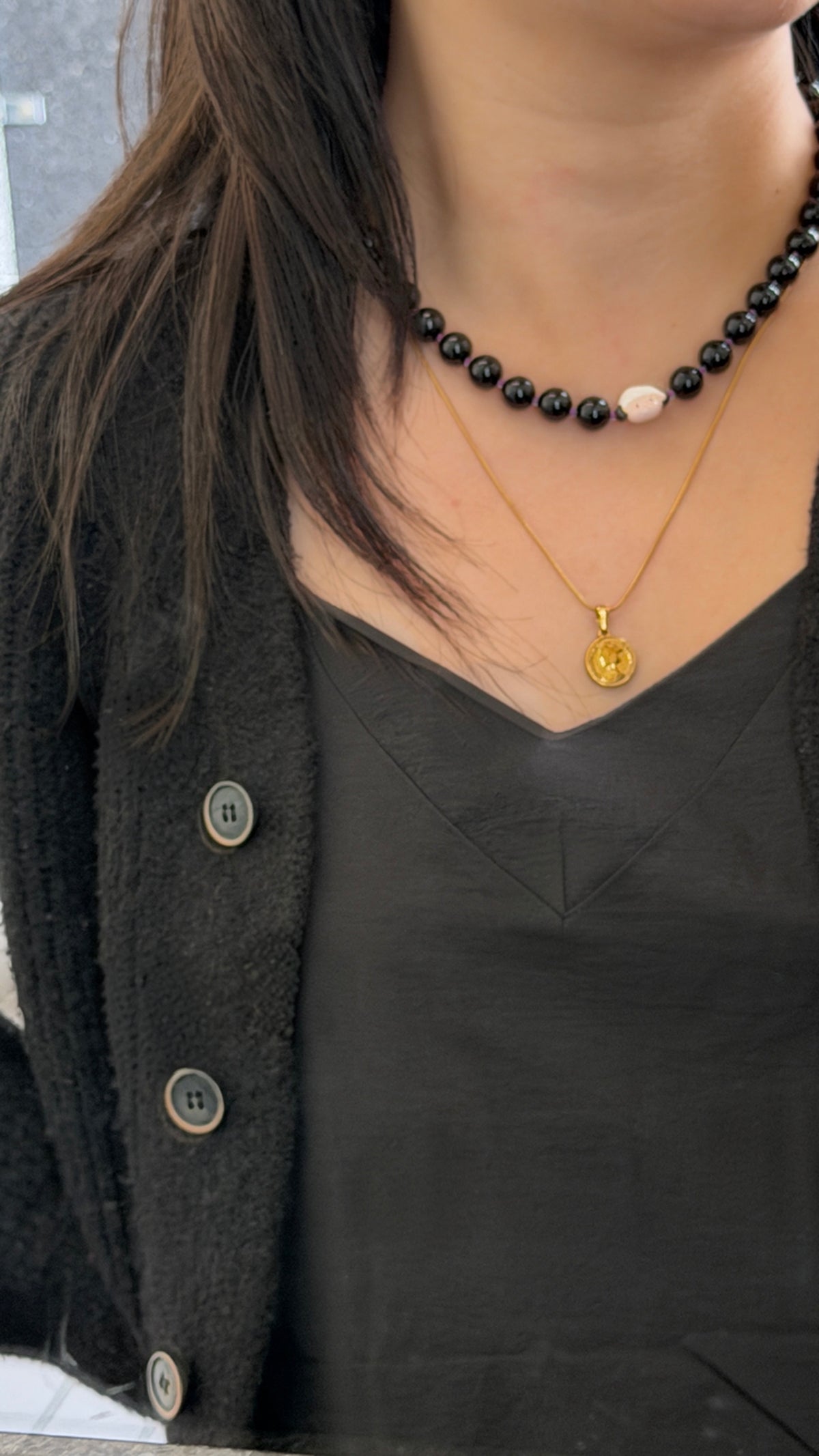 [Handmade] Black Sheep Necklace
