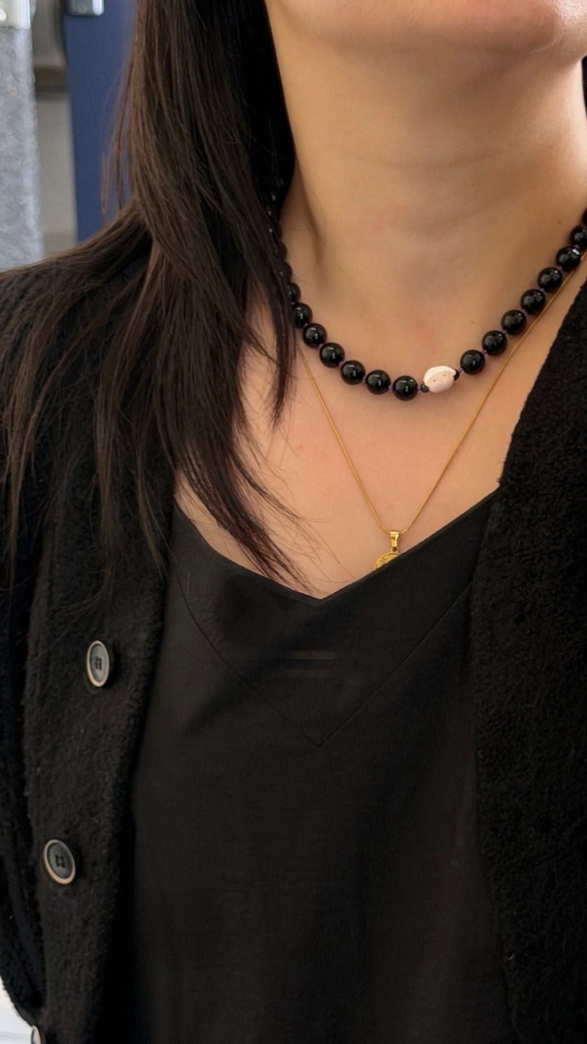 [Handmade] Black Sheep Necklace