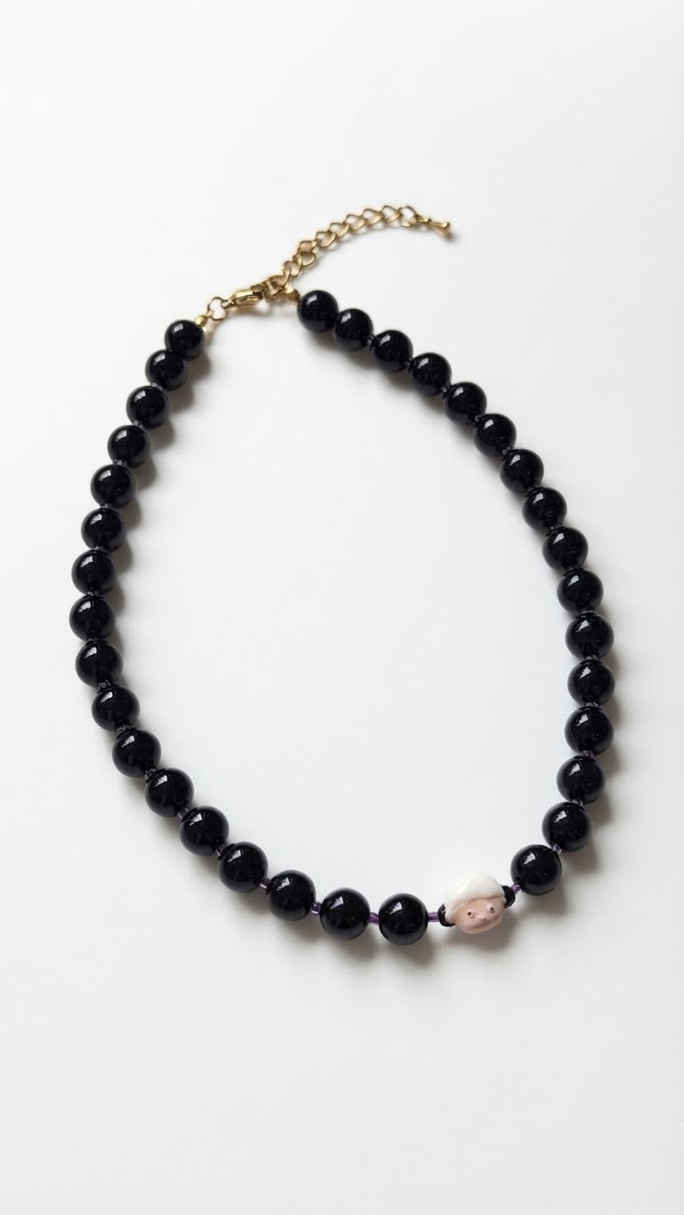 [Handmade] Black Sheep Necklace