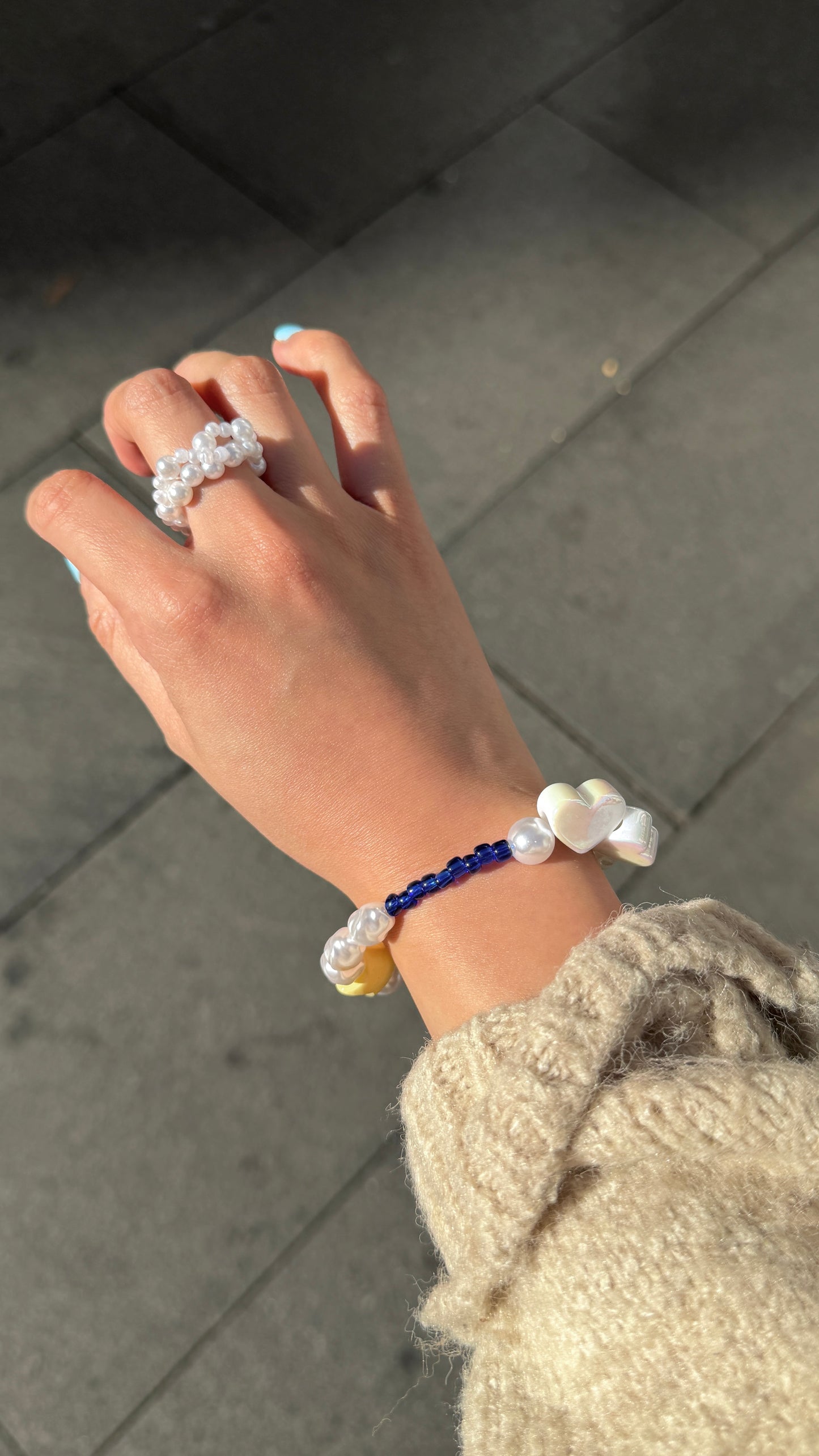 [Handmade] Vanilla Sky Bracelets