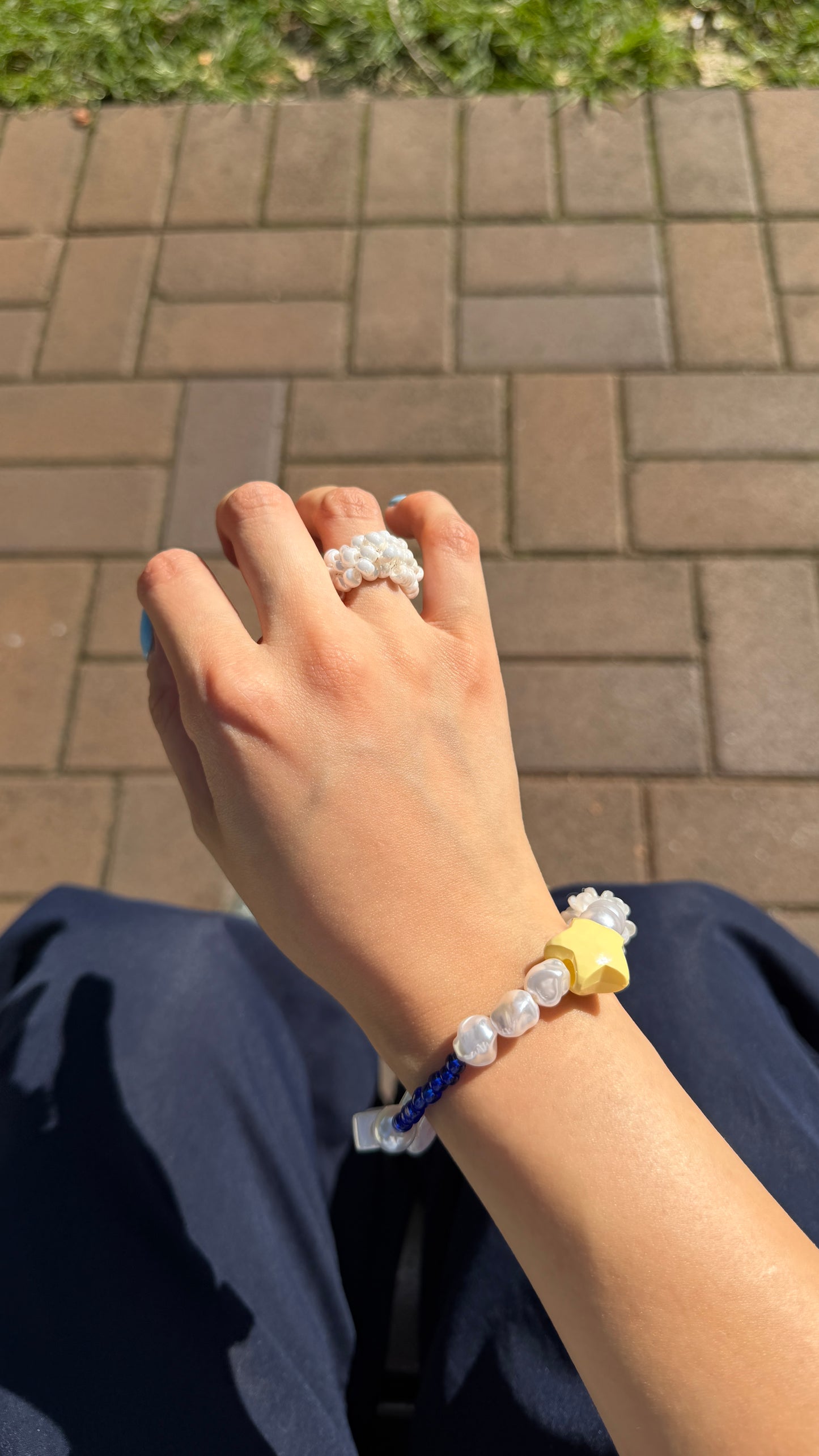 [Handmade] Vanilla Sky Bracelets