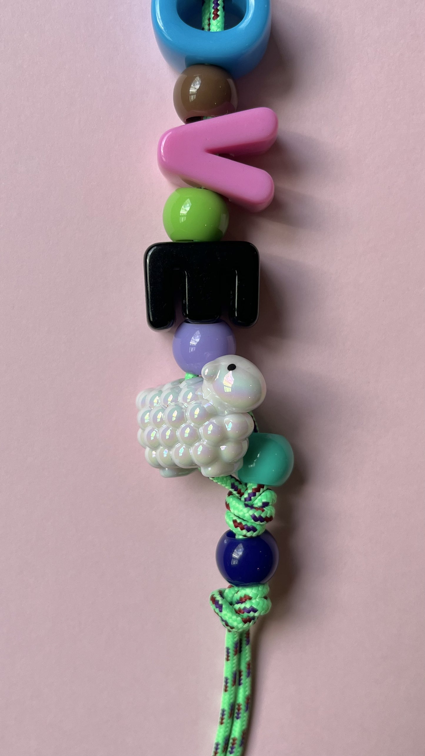 Love Charm (White Heart+Sheep)