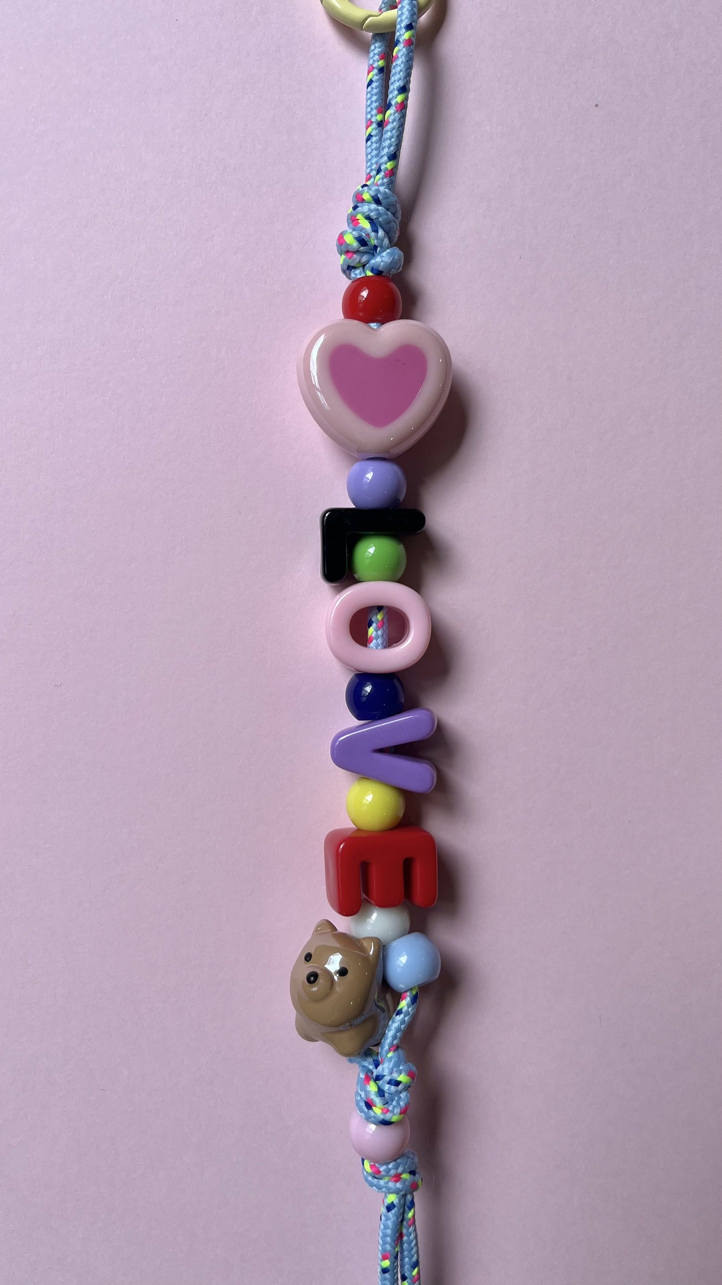 Love Charm (Pink Heart+Puppy)