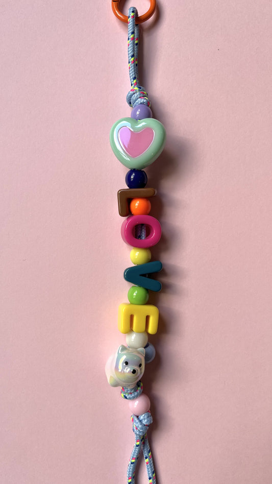 Love Charm (Blue Heart+Puppy)