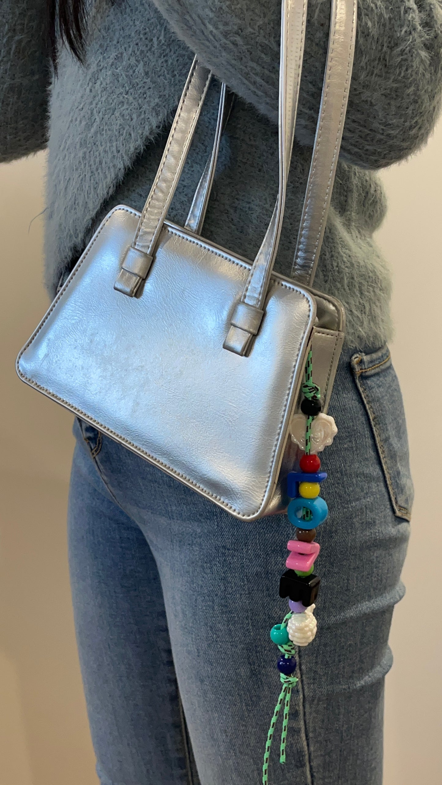 Love Charm (White Heart+Sheep)