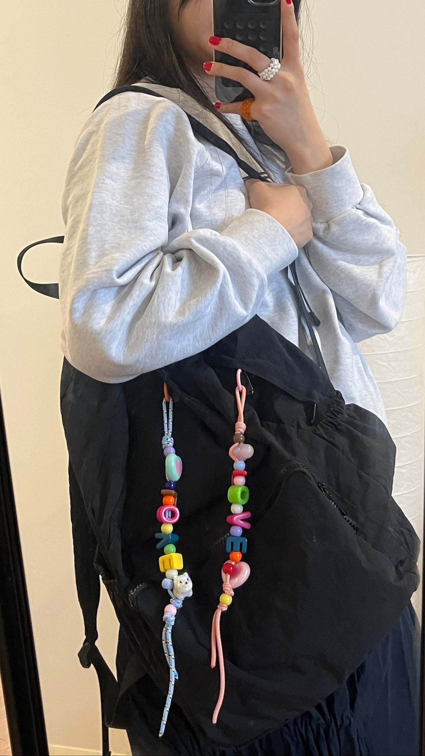 Love Charm (Pink Heart+Puppy)