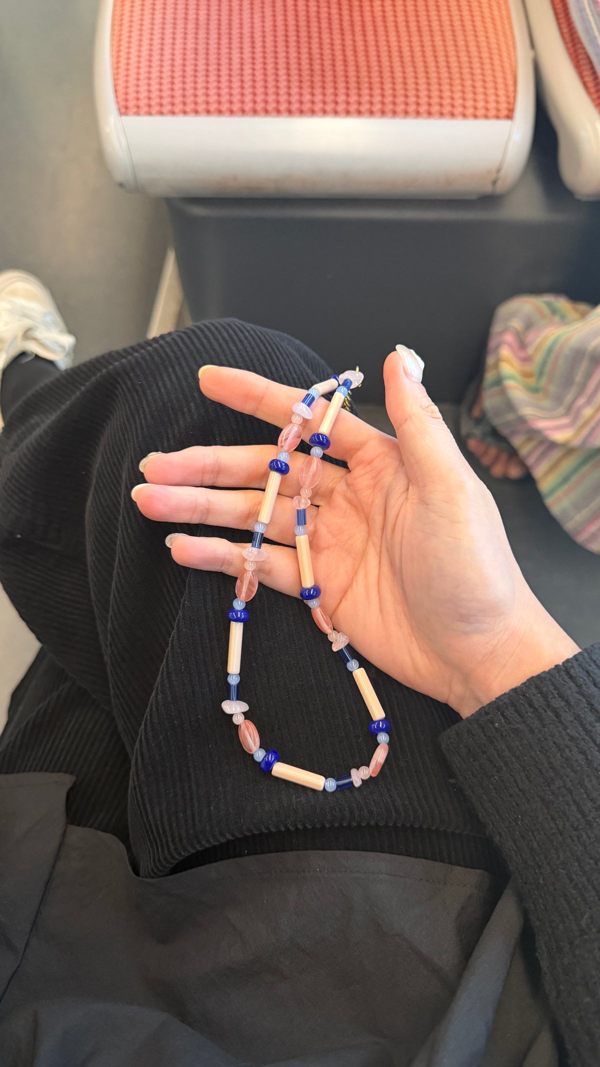 [Handmade] Peach Crush Necklace