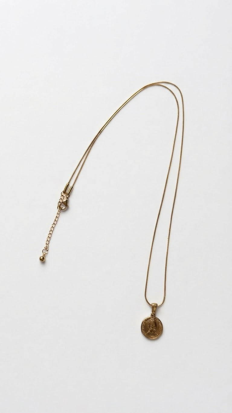 [Handmade] Coin Toss Necklace