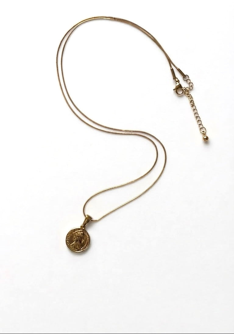 [Handmade] Coin Toss Necklace