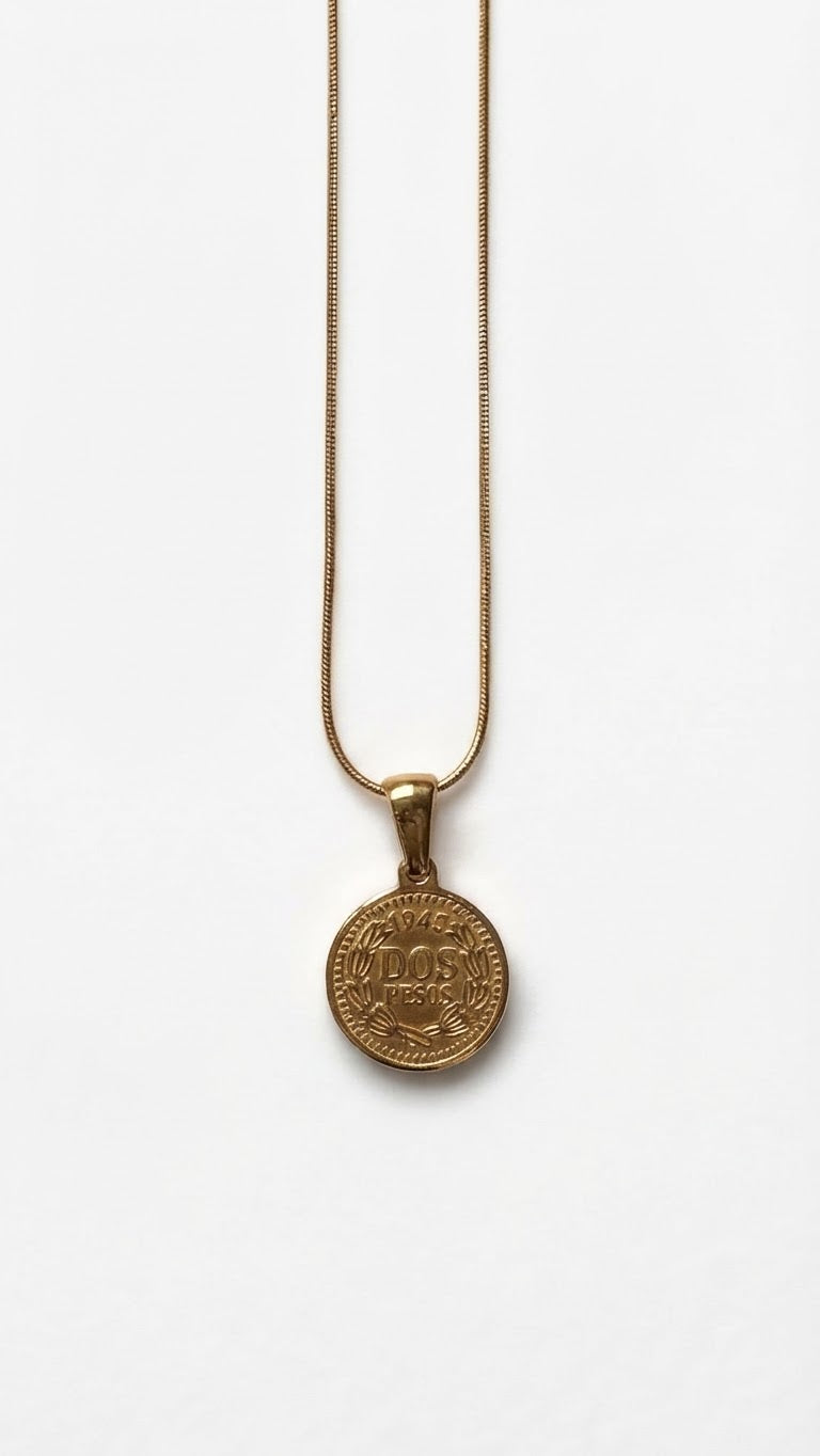 [Handmade] Coin Toss Necklace