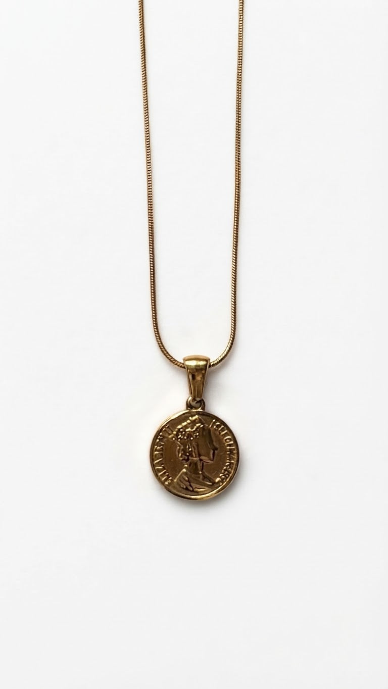 [Handmade] Coin Toss Necklace
