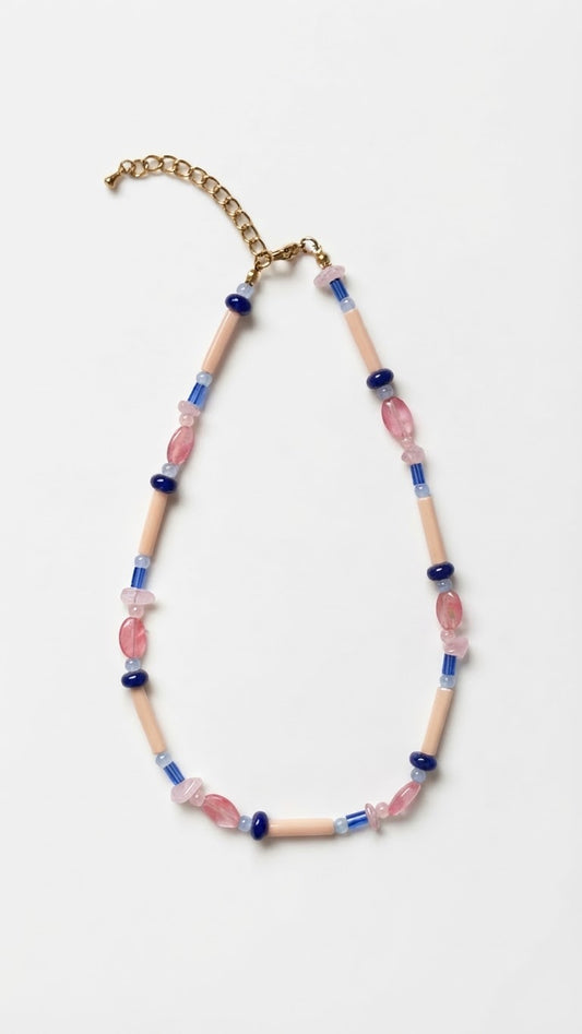 [Handmade] Peach Crush Necklace
