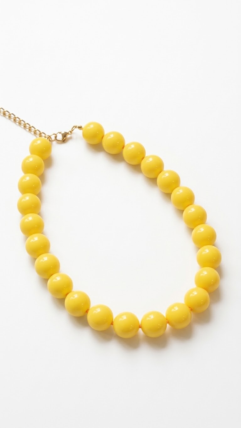 [Handmade] Sunny Ball Necklace