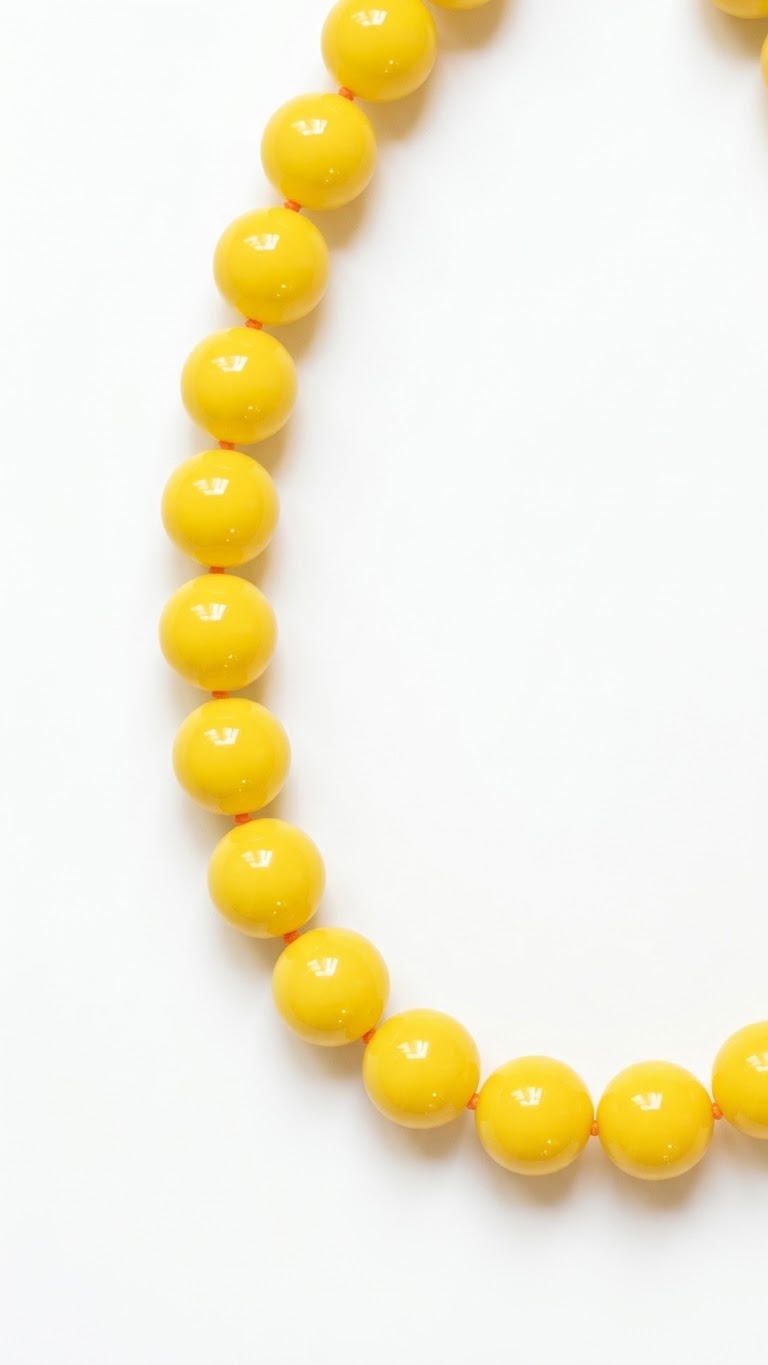 [Handmade] Sunny Ball Necklace