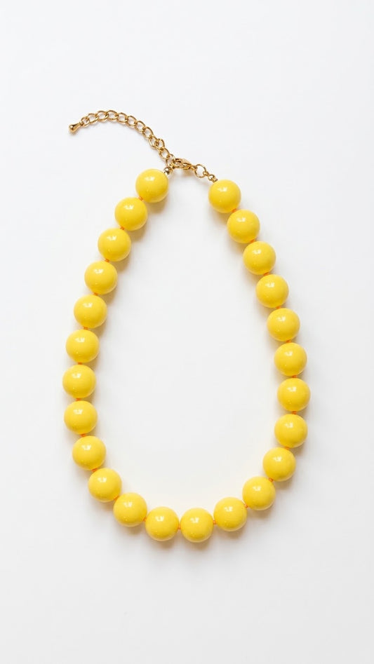 [Handmade] Sunny Ball Necklace