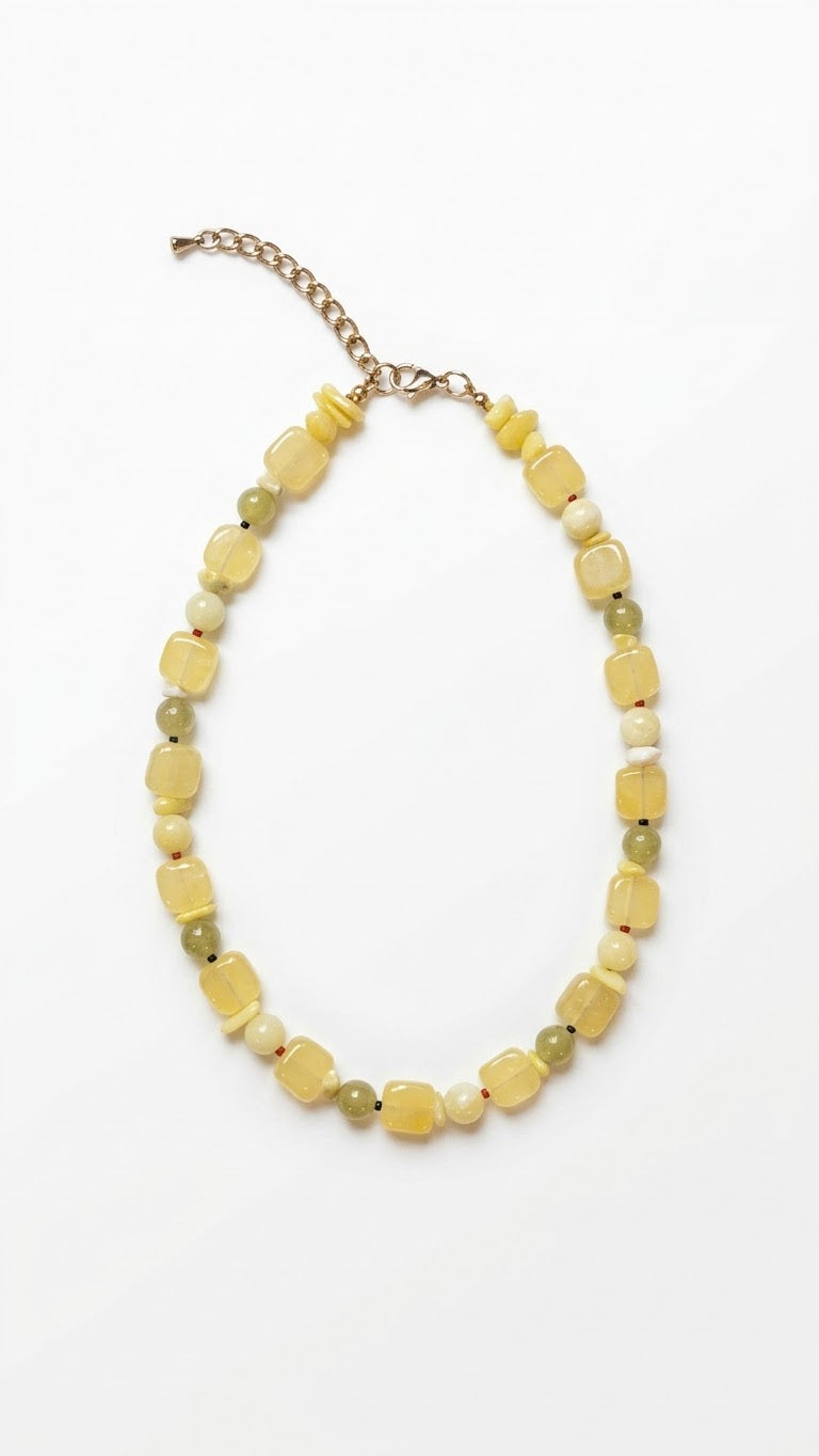 [Handmade] Lemon Core Necklace