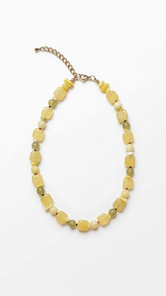 [Handmade] Lemon Core Necklace