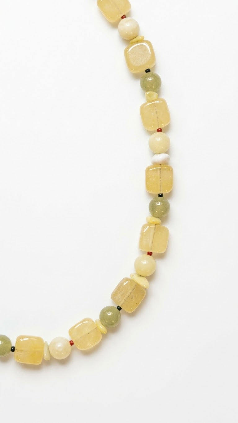 [Handmade] Lemon Core Necklace
