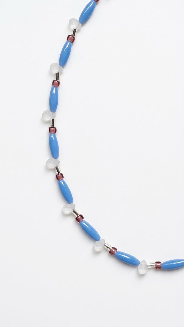 [Handmade] Aqua Note Necklace