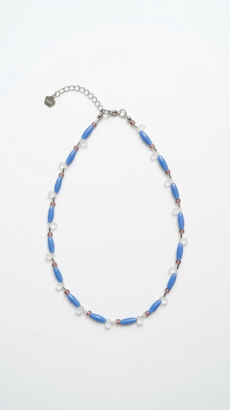 [Handmade] Aqua Note Necklace