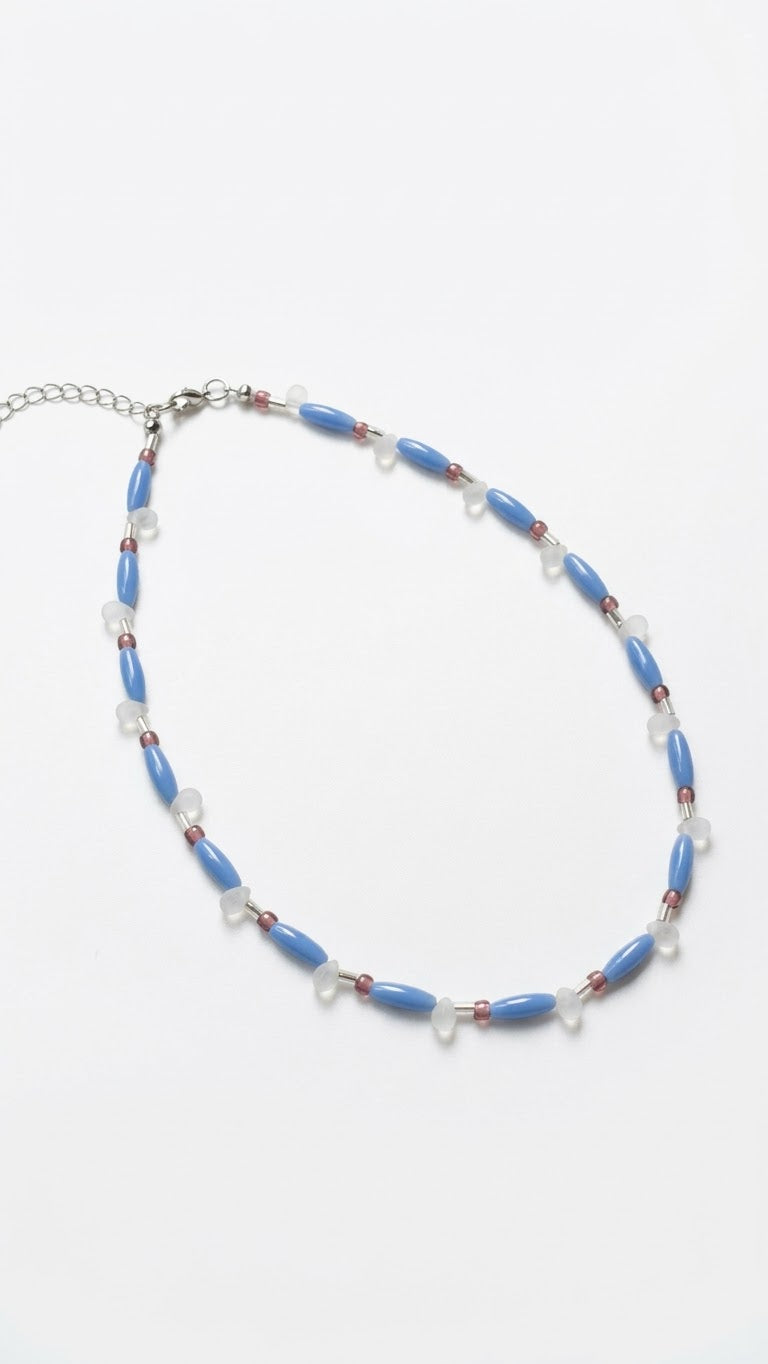 [Handmade] Aqua Note Necklace