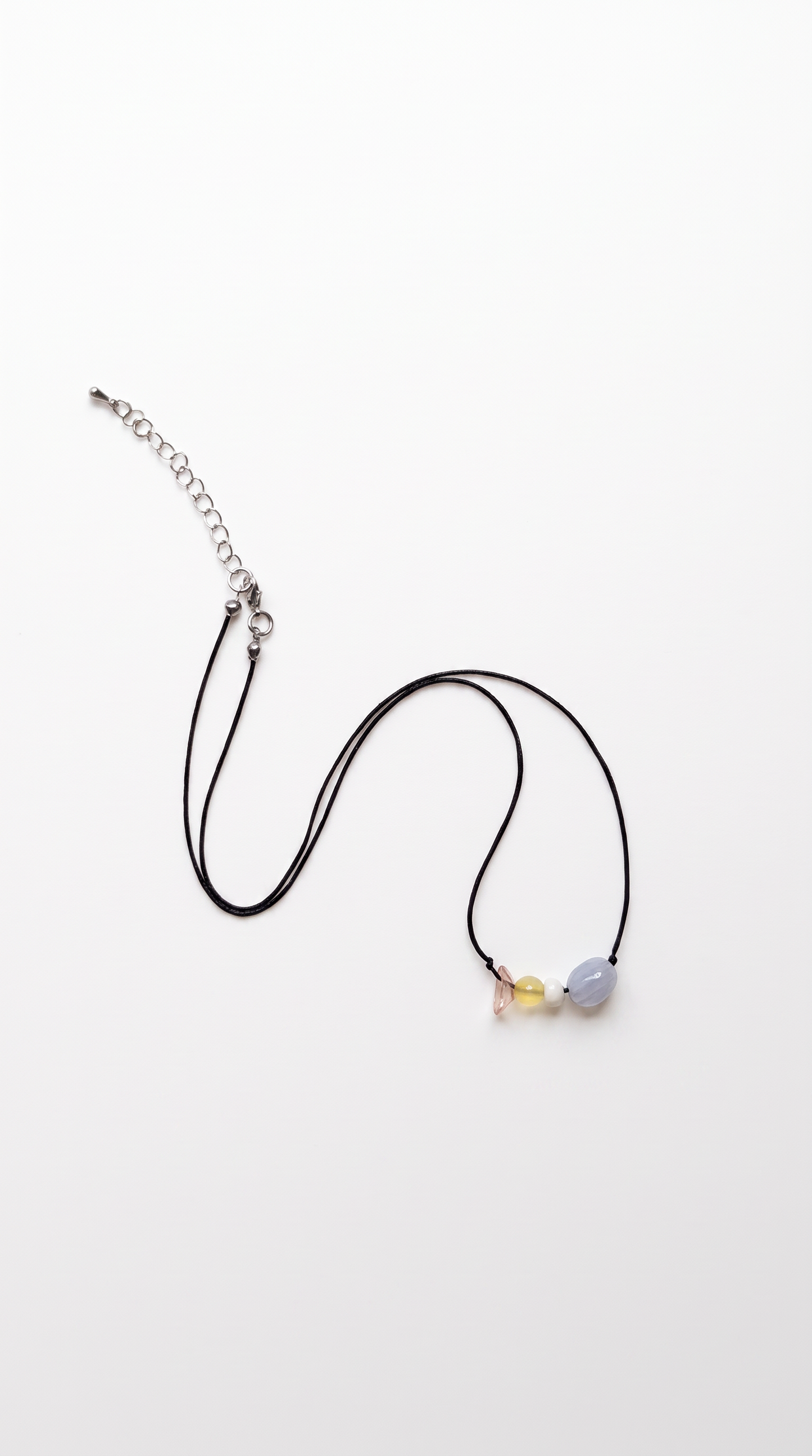 [Handmade] Four Stones Necklace
