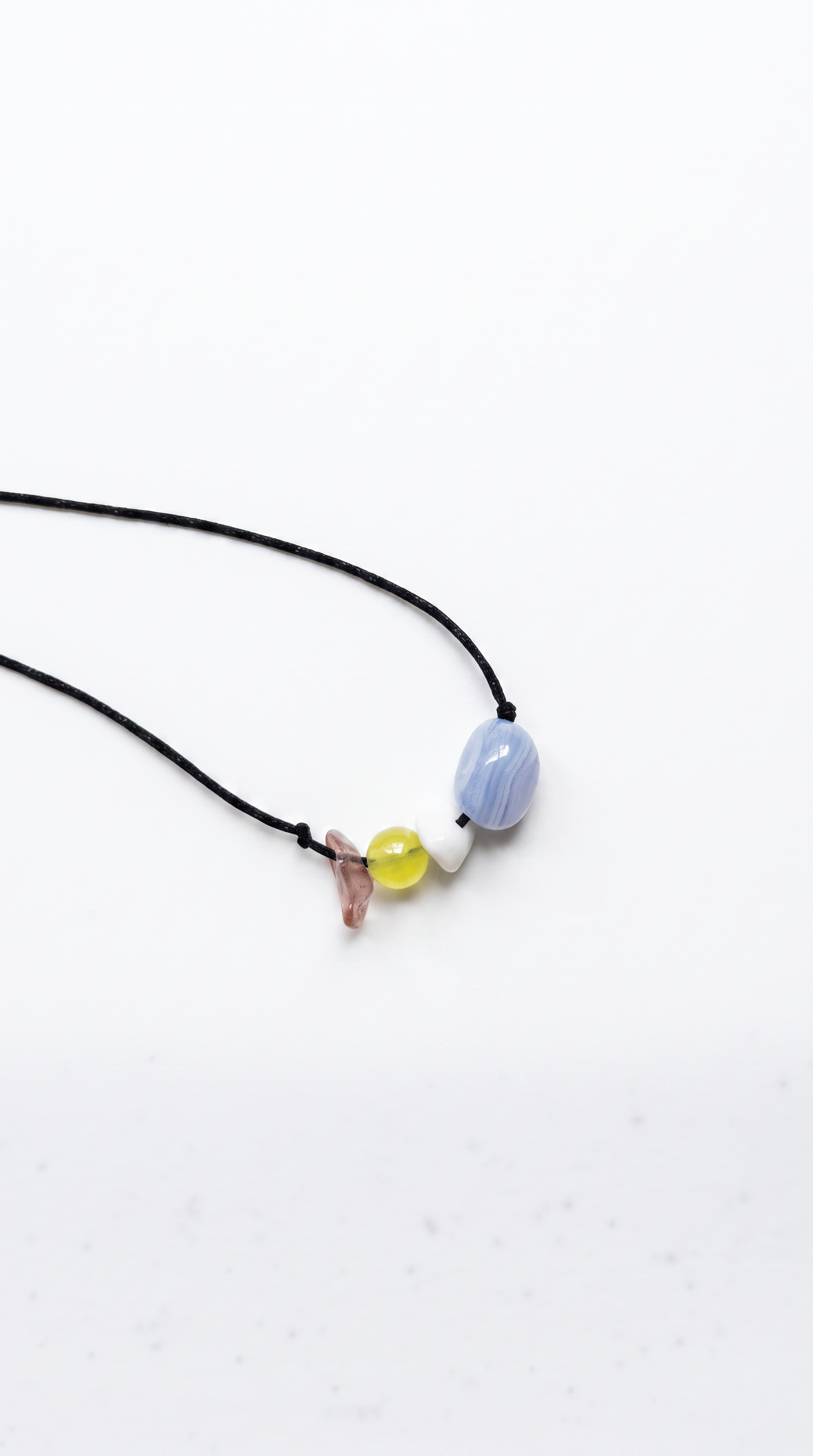 [Handmade] Four Stones Necklace